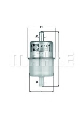 MAHLE ORIGINAL KL 11 OF Топливный фильтр для MAZDA GLC II (Мазда Глc 2) MAHLE ORIGINAL KL 11 OF Топливный фильтр для MAZDA GLC II (Мазда Глc 2)
