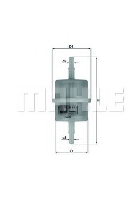 MAHLE ORIGINAL KL 63 OF Топливный фильтр для PEUGEOT 205 II (Пежо 205 2) MAHLE ORIGINAL KL 63 OF Топливный фильтр для PEUGEOT 205 II (Пежо 205 2)