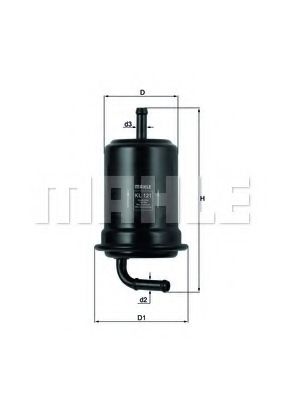 MAHLE ORIGINAL KL 121 Топливный фильтр для MAZDA EUNOS 500 (Мазда Эунос 500) MAHLE ORIGINAL KL 121 Топливный фильтр для MAZDA EUNOS 500 (Мазда Эунос 500)