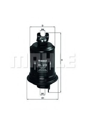 MAHLE ORIGINAL KL 519 Топливный фильтр для DAIHATSU SPORTRAK (Дайхатсу Спортрак) MAHLE ORIGINAL KL 519 Топливный фильтр для DAIHATSU SPORTRAK (Дайхатсу Спортрак)