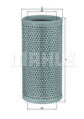 MAHLE ORIGINAL LX 519 Воздушный фильтр для RENAULT (Рено) MAHLE ORIGINAL LX 519 Воздушный фильтр для RENAULT (Рено)