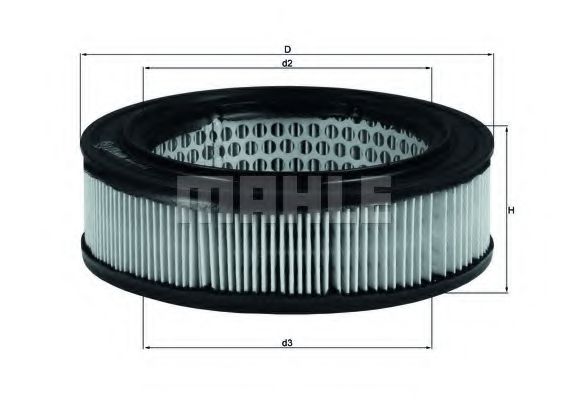MAHLE ORIGINAL LX 278 Воздушный фильтр для FORD FIESTA (Форд Фиэста) MAHLE ORIGINAL LX 278 Воздушный фильтр для FORD FIESTA (Форд Фиэста)