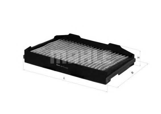 MAHLE ORIGINAL LAK 255 Фильтр, воздух во внутренном пространстве 