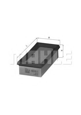 MAHLE ORIGINAL LX 152 Воздушный фильтр для LANCIA (Лансиа/лянча) MAHLE ORIGINAL LX 152 Воздушный фильтр для LANCIA (Лансиа/лянча)
