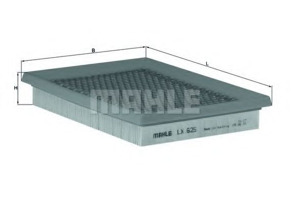 MAHLE ORIGINAL LX 625 Воздушный фильтр для FIAT (Фиат) MAHLE ORIGINAL LX 625 Воздушный фильтр для FIAT (Фиат)