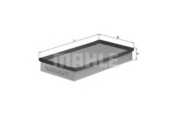 MAHLE ORIGINAL LX 684 Воздушный фильтр для SEAT LEON (Сеат Леон) MAHLE ORIGINAL LX 684 Воздушный фильтр для SEAT LEON (Сеат Леон)