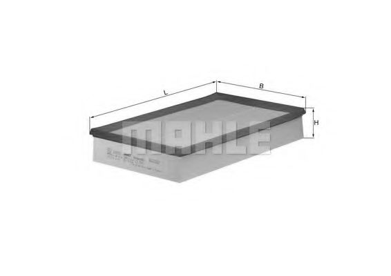 MAHLE ORIGINAL LX 700 Воздушный фильтр для VOLVO (Вольво) MAHLE ORIGINAL LX 700 Воздушный фильтр для VOLVO (Вольво)
