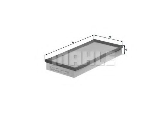 MAHLE ORIGINAL LX 726 Воздушный фильтр для VOLVO (Вольво) MAHLE ORIGINAL LX 726 Воздушный фильтр для VOLVO (Вольво)