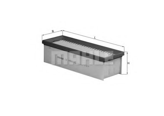 MAHLE ORIGINAL LX 1953 Воздушный фильтр для DACIA SANDERO (Дача Сандэро) MAHLE ORIGINAL LX 1953 Воздушный фильтр для DACIA SANDERO (Дача Сандэро)