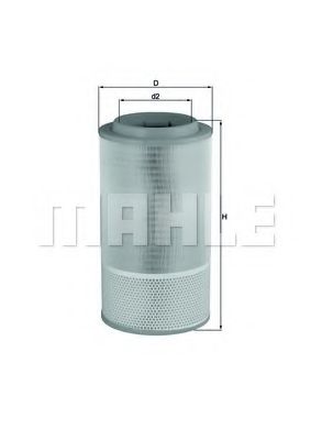 MAHLE ORIGINAL LX 1024 Воздушный фильтр для MAN TGX (Ман Тгx) MAHLE ORIGINAL LX 1024 Воздушный фильтр для MAN TGX (Ман Тгx)