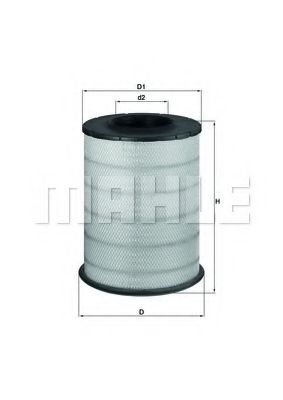 MAHLE ORIGINAL LX 1587 Воздушный фильтр для VOLVO (Вольво) MAHLE ORIGINAL LX 1587 Воздушный фильтр для VOLVO (Вольво)