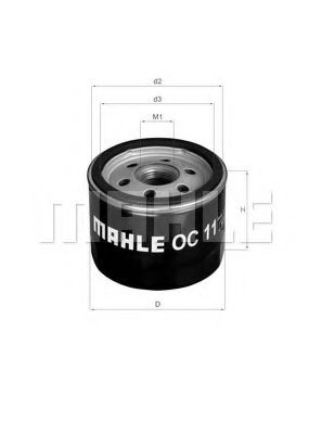 MAHLE ORIGINAL OC 11 Масляный фильтр для RENAULT ALLIANCE (Рено Аллианcэ) MAHLE ORIGINAL OC 11 Масляный фильтр для RENAULT ALLIANCE (Рено Аллианcэ)