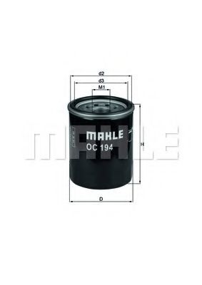 MAHLE ORIGINAL OC 194 Масляный фильтр для ACURA (Акура)