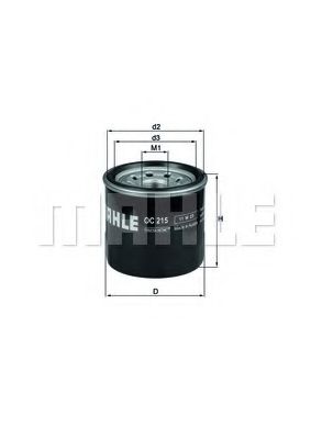 MAHLE ORIGINAL OC 215 Масляный фильтр для DAIHATSU 55 WIDE (Дайхатсу 55 видэ) MAHLE ORIGINAL OC 215 Масляный фильтр для DAIHATSU 55 WIDE (Дайхатсу 55 видэ)