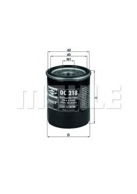 MAHLE ORIGINAL OC 218 Масляный фильтр для NISSAN MARCH III (Ниссан Марч 3) MAHLE ORIGINAL OC 218 Масляный фильтр для NISSAN MARCH III (Ниссан Марч 3)