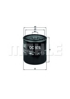MAHLE ORIGINAL OC 976 Масляный фильтр для PEUGEOT BOXER (Пежо Боxэр) MAHLE ORIGINAL OC 976 Масляный фильтр для PEUGEOT BOXER (Пежо Боxэр)