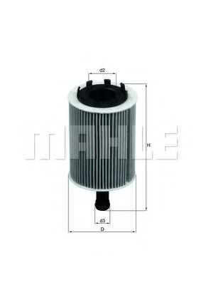 MAHLE ORIGINAL OX 188D Масляный фильтр для VOLKSWAGEN (Фольксваген) MAHLE ORIGINAL OX 188D Масляный фильтр для VOLKSWAGEN (Фольксваген)