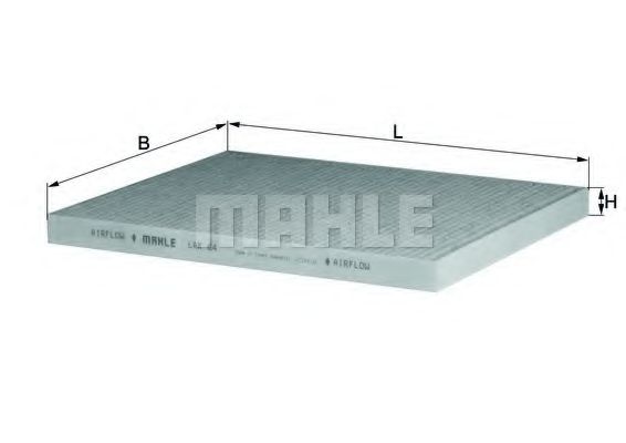 MAHLE ORIGINAL LAK 64 Фильтр, воздух во внутренном пространстве для ALFA ROMEO 166 (Альфа ромео 166) MAHLE ORIGINAL LAK 64 Фильтр, воздух во внутренном пространстве для ALFA ROMEO 166 (Альфа ромео 166)