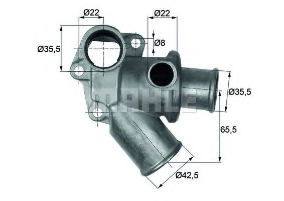 MAHLE ORIGINAL TI 67 80D Термостат, охлаждающая жидкость для FIAT (Фиат) MAHLE ORIGINAL TI 67 80D Термостат, охлаждающая жидкость для FIAT (Фиат)