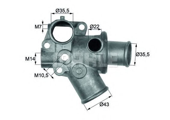 MAHLE ORIGINAL TI 114 80D Термостат, охлаждающая жидкость для ALFA ROMEO 145 (Альфа ромео 145) MAHLE ORIGINAL TI 114 80D Термостат, охлаждающая жидкость для ALFA ROMEO 145 (Альфа ромео 145)