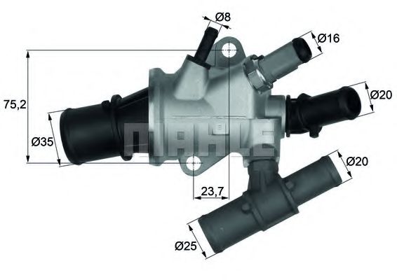 MAHLE ORIGINAL TI 168 88 Термостат, охлаждающая жидкость для FIAT (Фиат) MAHLE ORIGINAL TI 168 88 Термостат, охлаждающая жидкость для FIAT (Фиат)