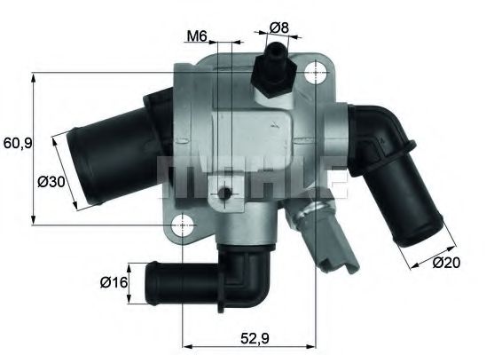 MAHLE ORIGINAL TI 173 88 Термостат, охлаждающая жидкость для FIAT (Фиат) MAHLE ORIGINAL TI 173 88 Термостат, охлаждающая жидкость для FIAT (Фиат)