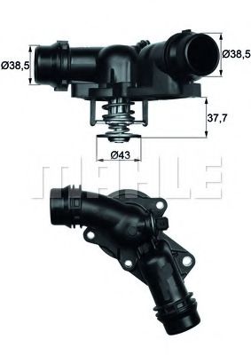 MAHLE ORIGINAL TM 13 97 Термостат, охлаждающая жидкость для BMW (Бмв) MAHLE ORIGINAL TM 13 97 Термостат, охлаждающая жидкость для BMW (Бмв)