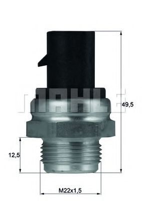 MAHLE ORIGINAL TSW 13D Термовыключатель, вентилятор радиатора для OPEL CORSA A (Опель Cорса а) MAHLE ORIGINAL TSW 13D Термовыключатель, вентилятор радиатора для OPEL CORSA A (Опель Cорса а)