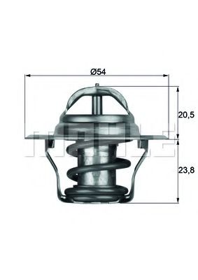 MAHLE ORIGINAL TX 14 87D Термостат, охлаждающая жидкость для VOLKSWAGEN NOVO FUSCA (Фольксваген Ноvо фусcа) MAHLE ORIGINAL TX 14 87D Термостат, охлаждающая жидкость для VOLKSWAGEN NOVO FUSCA (Фольксваген Ноvо фусcа)