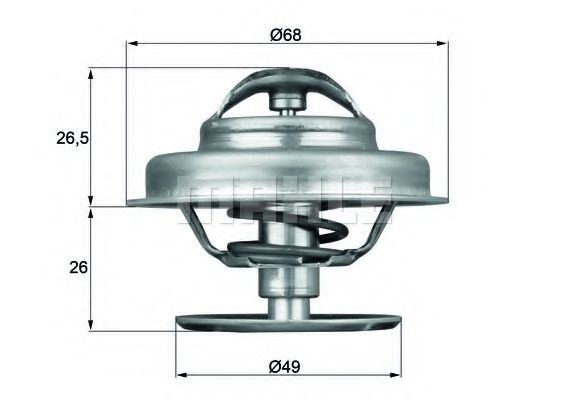 MAHLE ORIGINAL TX 62 89 Термостат, охлаждающая жидкость для RENAULT SAFRANE (Рено Сафранэ) MAHLE ORIGINAL TX 62 89 Термостат, охлаждающая жидкость для RENAULT SAFRANE (Рено Сафранэ)