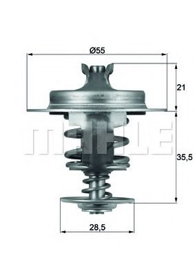 MAHLE ORIGINAL TX 67 83D Термостат, охлаждающая жидкость для PEUGEOT 206 (Пежо 206) MAHLE ORIGINAL TX 67 83D Термостат, охлаждающая жидкость для PEUGEOT 206 (Пежо 206)