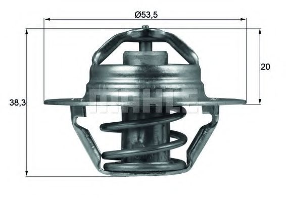 MAHLE ORIGINAL TX 88 88D Термостат, охлаждающая жидкость для RENAULT (Рено) MAHLE ORIGINAL TX 88 88D Термостат, охлаждающая жидкость для RENAULT (Рено)
