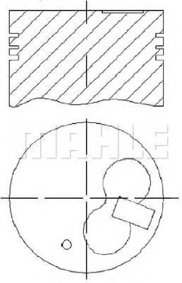 MAHLE ORIGINAL 607 PI 00113 000 Поршень для TOYOTA CORONA (Тойота/тоета Cорона) MAHLE ORIGINAL 607 PI 00113 000 Поршень для TOYOTA CORONA (Тойота/тоета Cорона)