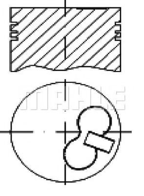 MAHLE ORIGINAL E63010 Поршень для TOYOTA SW4 (Тойота/тоета Св4) MAHLE ORIGINAL E63010 Поршень для TOYOTA SW4 (Тойота/тоета Св4)