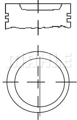 MAHLE ORIGINAL E70380 Поршень для VOLKSWAGEN GOL IV (Фольксваген Гол иv) MAHLE ORIGINAL E70380 Поршень для VOLKSWAGEN GOL IV (Фольксваген Гол иv)
