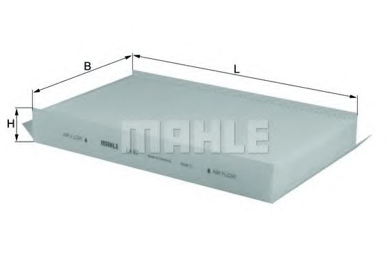 MAHLE ORIGINAL LA 97 Фильтр, воздух во внутренном пространстве для FIAT MULTIPLA (Фиат Мултипла)