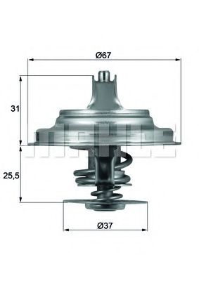MAHLE ORIGINAL TX 25 71D Термостат, охлаждающая жидкость для VOLKSWAGEN T4 MULTIVAN (Фольксваген Т4 мултиvан) MAHLE ORIGINAL TX 25 71D Термостат, охлаждающая жидкость для VOLKSWAGEN T4 MULTIVAN (Фольксваген Т4 мултиvан)