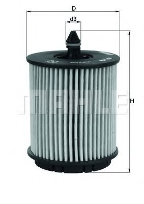 MAHLE ORIGINAL OX 258D Масляный фильтр для SAAB 9-3 (Сааб 9-3)