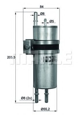 MAHLE ORIGINAL KLH 11 Топливный фильтр для ROLLSROYCE (Роллсроъcэ) MAHLE ORIGINAL KLH 11 Топливный фильтр для ROLLSROYCE (Роллсроъcэ)
