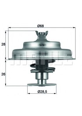 MAHLE ORIGINAL TX 75 80D Термостат, охлаждающая жидкость для RENAULT SAFRANE (Рено Сафранэ) MAHLE ORIGINAL TX 75 80D Термостат, охлаждающая жидкость для RENAULT SAFRANE (Рено Сафранэ)