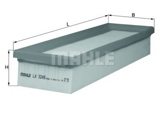 MAHLE ORIGINAL LX 3245 Воздушный фильтр для PEUGEOT 207 (Пежо 207) MAHLE ORIGINAL LX 3245 Воздушный фильтр для PEUGEOT 207 (Пежо 207)