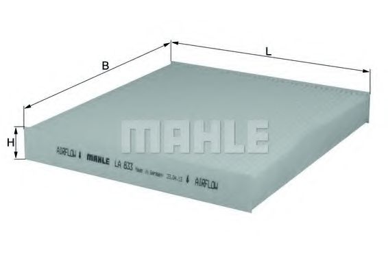 MAHLE ORIGINAL LA 833 Фильтр, воздух во внутренном пространстве для MAZDA B-SERIE (Мазда Б-сэриэ) MAHLE ORIGINAL LA 833 Фильтр, воздух во внутренном пространстве для MAZDA B-SERIE (Мазда Б-сэриэ)