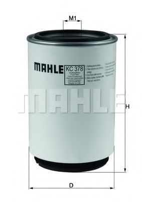 MAHLE ORIGINAL KC 378D Топливный фильтр для VOLVO FM 9 (Вольво Фм 9)
