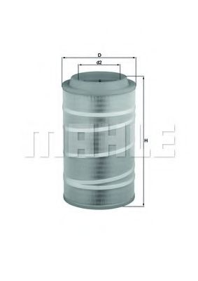 MAHLE ORIGINAL LX 1807 Воздушный фильтр для IVECO (Ивеко) MAHLE ORIGINAL LX 1807 Воздушный фильтр для IVECO (Ивеко)