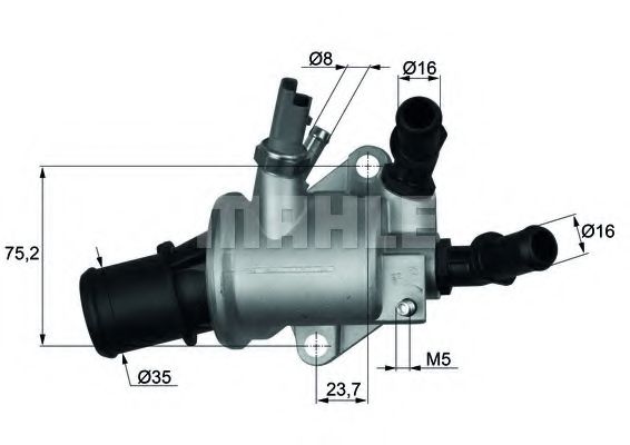 MAHLE ORIGINAL TI 143 88 Термостат, охлаждающая жидкость для FIAT (Фиат) MAHLE ORIGINAL TI 143 88 Термостат, охлаждающая жидкость для FIAT (Фиат)
