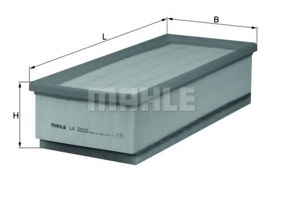 MAHLE ORIGINAL LX 2022 Воздушный фильтр для LANCIA PHEDRA (Лансиа/лянча Федра) MAHLE ORIGINAL LX 2022 Воздушный фильтр для LANCIA PHEDRA (Лансиа/лянча Федра)