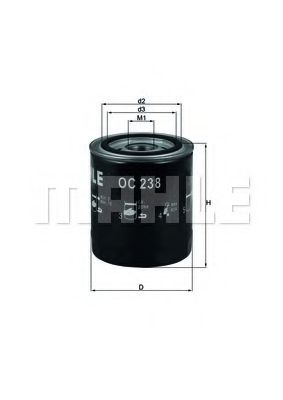 MAHLE ORIGINAL OC 238 Масляный фильтр для JAGUAR VANDEN PLAS (Ягуар Vандэн плас) MAHLE ORIGINAL OC 238 Масляный фильтр для JAGUAR VANDEN PLAS (Ягуар Vандэн плас)