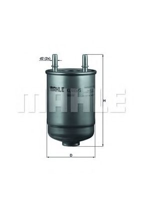 MAHLE ORIGINAL KL 485/5D Топливный фильтр для RENAULT GRAN III (Рено Гран 3) MAHLE ORIGINAL KL 485/5D Топливный фильтр для RENAULT GRAN III (Рено Гран 3)