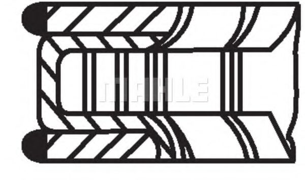 MAHLE ORIGINAL 028 01 N0 Комплект поршневых колец для AUDI (Ауди) MAHLE ORIGINAL 028 01 N0 Комплект поршневых колец для AUDI (Ауди)