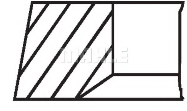 MAHLE ORIGINAL 039 99 V0 Комплект поршневых колец для PEUGEOT 407 (Пежо 407) MAHLE ORIGINAL 039 99 V0 Комплект поршневых колец для PEUGEOT 407 (Пежо 407)
